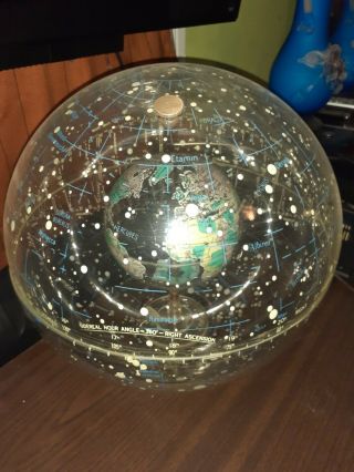 Farquhar Transparent Celestial Globe 1960? Earlier Model Signed