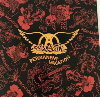 Aerosmith Permanent Vacation Vinyl Lp 1987 Geffen Records Ghs 24162
