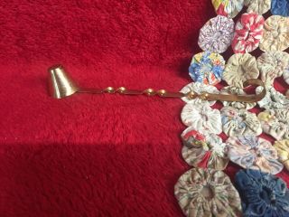 Vintage Copper Brass Candle Snuffer With Twisted Design Interesting