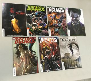Dceased 1 - 6 Plus A Good Day To Die 1 Dc Comics 2019