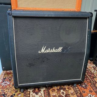 Vintage 1977 1970s Marshall Angled 4x12 Cabinet Empty Unloaded W/ Castors