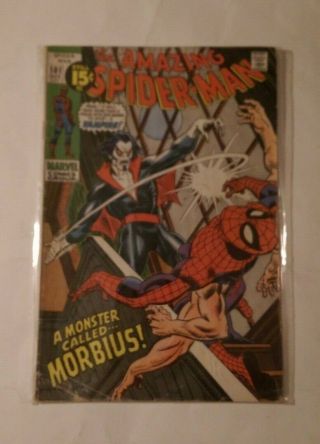 Vintage Marvel Comics Group 1971 The Spider - Man With Moribus Issue 101