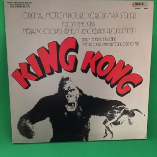 King Kong Soundtrack By Steiner Lp