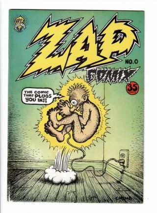 Zap Comix No.  0 & 1 Robert Crumb Underground Comic Book