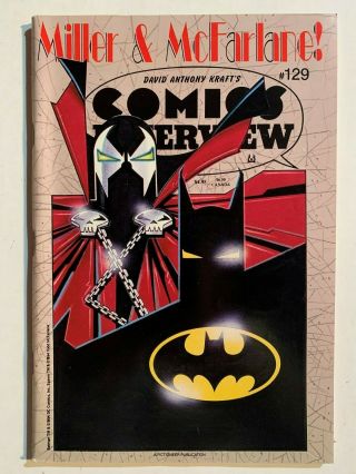 Comics Interview 129 Frank Miller/todd Mcfarlane Batman/spawn Vf,