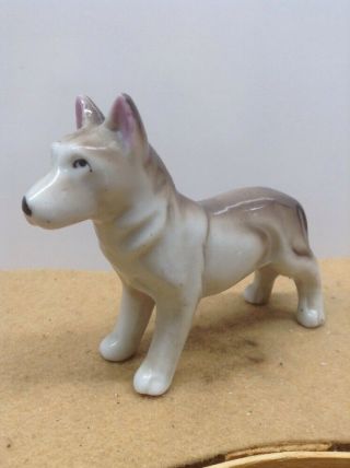 Vintage Ceramic Porcelain Dog Figure -