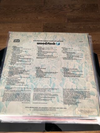 Woodstock Cotillion Records First Edition 3 Record LP Set 2