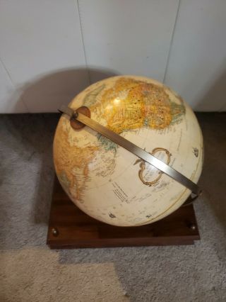 1998 Rand McNally Terrestrial Art Globe 12 
