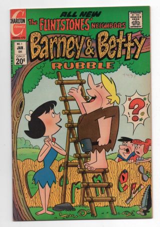 Charlton Comics Barney And Betty Rubble 1 1973 Flintstones Hanna Barbera