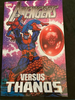 Avengers Vs Thanos - Tpb - Jim Starlin - Origin 1st App - Nm - 9.  2