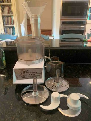 Vintage Cuisinart Food Processor Model Cfp - 5 Made In France By Robot Coupe