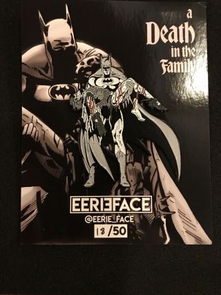 Eerieface Batman A Death In The Family Enamel Pin Limited Edition 18/50