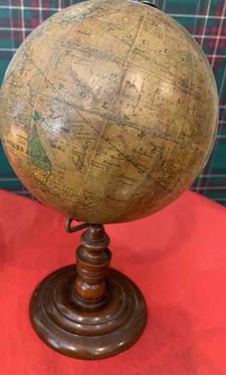 Schedler 6 Inch Terrestrial Globe 1889