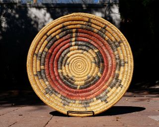 Native American Navajo Paiute Ceremonial Wedding Basket Vintage 14.  5 " Great