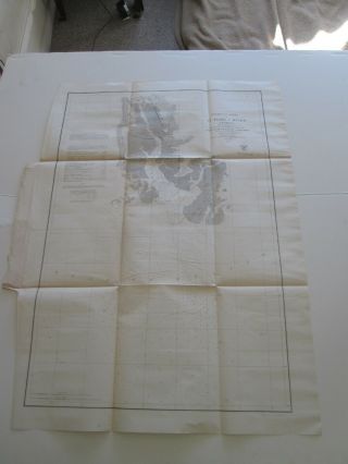 (1) 1856 U.  S.  Coast Survey Chart: " St.  Mark 