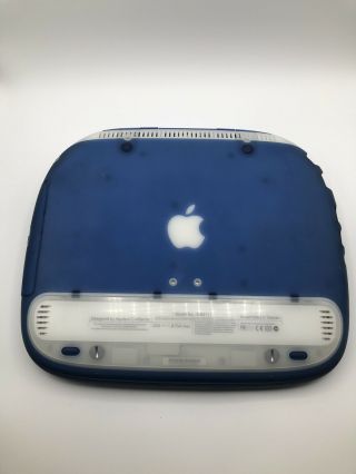 Apple iBook G3 - Indigo - - Model M6411 - Vintage Macintosh Laptop 2