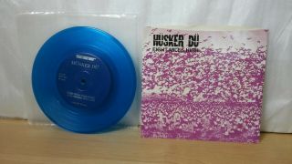Husker Du - Eight Miles High / Masochism World (sst,  1989) 7 " Blue Vinyl Record