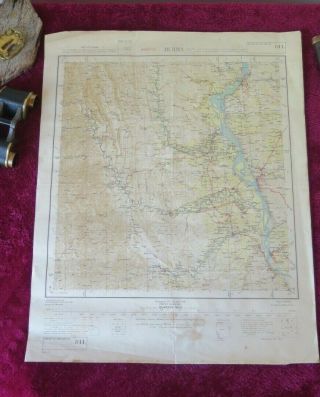 Burma Map: Wwii: Good Ww2 British Map Of Burma: March 1944 Very Rare