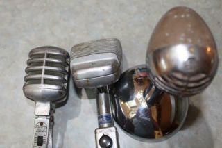 3 Vintage Old Microphones For One Money Look Nr