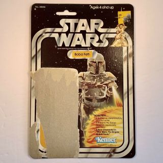Vintage 1979 Kenner Star Wars Boba Fett 21 Back Cardback