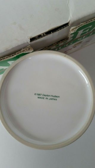 1987 Dayton Hudson SANTABEAR Porcelain Christmas Coffee Mugs - 4 different 2