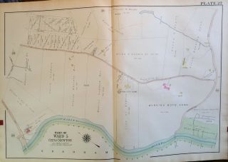 1917 Newton Ma Boys Home Nahanton Park Charles River Cc Atlas Map