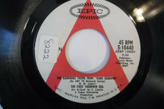 The First Theremin Era,  The Barnabas Theme,  Epic 5 - 10440,  1969 DJ Promo Psych 2
