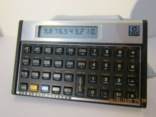 Vintage Hp Hewlett Packard 15c Scientific Calculator With Batteries