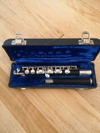 Vintage Gemeinhardt Piccolo 4p With Case - Made In Usa