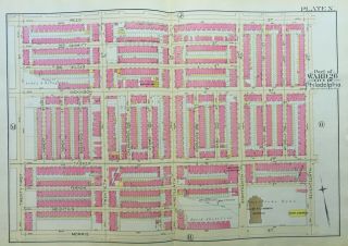 1889 West Passyunk Philadelphia Pa St Thomas Aquinas Church Atlas Map