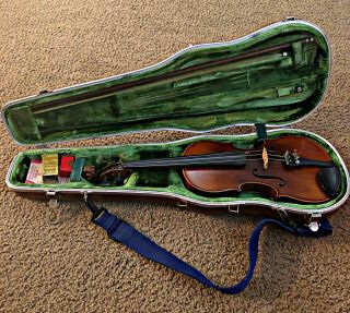 Vintage 1920s Trademark Made In Nippon Violin 3/4 Size W/ Bow