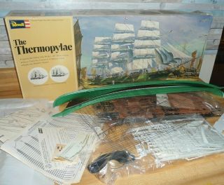 Vintage 1974 Revell The Thermopylae Model Ship Kit Boat Complete