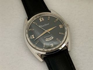 Vintage Lucien Piccard Automatic Men’s Wrist Watch Lp45 E35640 St.  Steel Running
