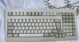 Vintage Cherry G80 - 1800 Hfg Blue Mx Switch Keyboard Doubleshot Key Caps Uk At/xt