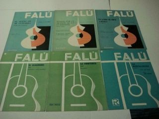 Eduardo Falu For Classical Guitar,  Vintage Collector Item