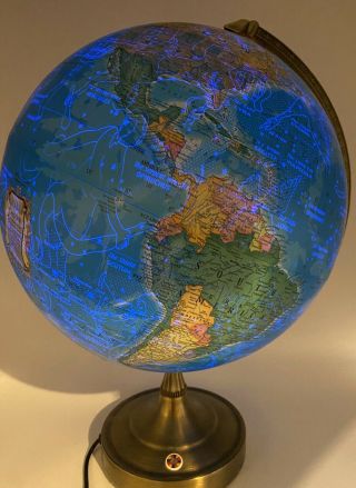Segero Co Illuminated Universe World,  Star Constellation Globe - Vintage - Euc