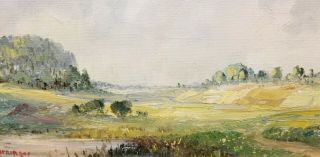 Vintage Pennsylvania Impressionist Landscape Oil Painting John E Berninger 3