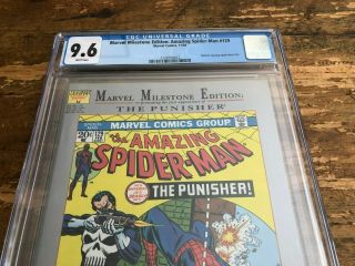 Marvel Milestone Edition: Spider - Man 129 CGC 9.  6 1st App Punisher 2