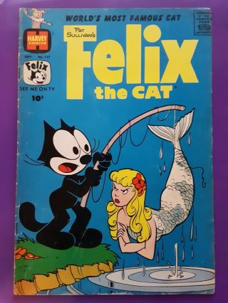 Felix The Cat 117 Harvey Comics Sept 1961 Very Scarce Very Good,  (4.  5)