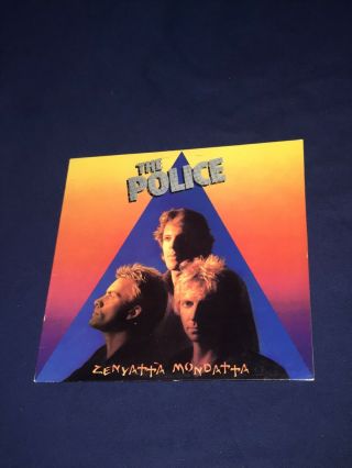 The Police ‎– Zenyatta Mondatta 1980 Vinyl Record Sp 3720 Vg