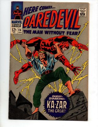 Daredevil 24 (jan 1967,  Marvel) Vf 8.  0 " Ka - Zar "