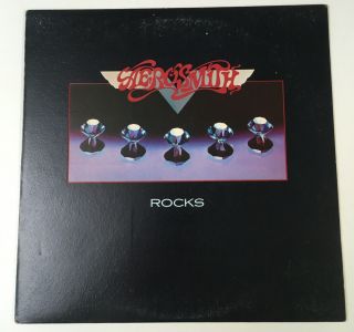 Aerosmith - Rocks Lp - 1976.  Columbia Pc 34165 - Vg,  Vinyl