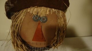 Scarecrow Head Rustic Wall - Door Hanger 3
