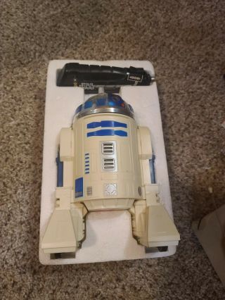 Vintage 1977 kenner star wars Radio Controlled R2 - D2 w box and stickers 2