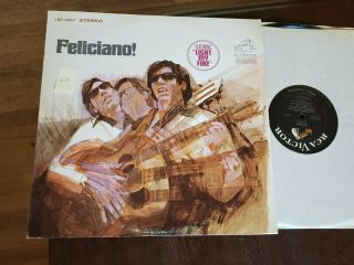 Jose Feliciano W/ Light My Fire Vinyl Lp: Ex Jacket: Ex