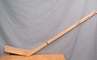 Vintage 1950s CA Lund Co.  Wood Hockey Stick Amateur Straight Blade Paper Label 2