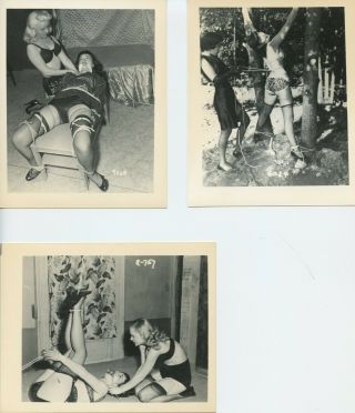 10 BETTIE PAGE VINTAGE 4 x 5 PHOTOGRAPHS BY IRVING KLAW 2