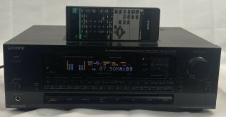 Vtg Sony Str - D711 Audio/video Control Center 5.  1 Channel Home Theater Receiver