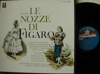 Giulini/mozart: Le Nozze Di Figaro Angel Stereo Box Set (japan Pressing)