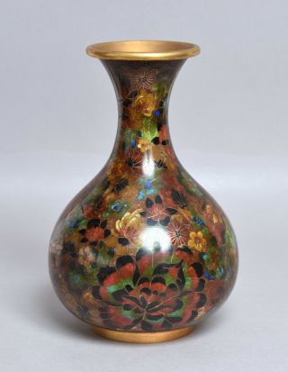 Attractive Large Vintage Chinese Cloisonne Vase